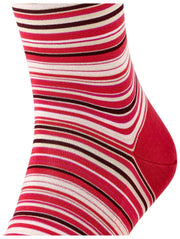 Falke Microblock Sokker - Geranium Rød
