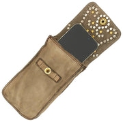 Campomaggi Siena Stud Telefon Holder Taske - Ice Beige
