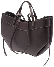 Elie Beaumont Origami Tote Bag - Mørk Chokoladebrun