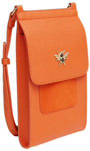 Alice Wheeler London Mini Bloomsbury Crossbody Taske - Orange