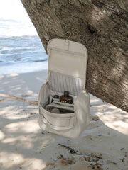 Stackers Medium Hanging Wash Bag - Havregryn/Blå