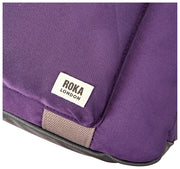 Roka Gatwick Medium Recycled Canvas Duffle Bag - Deep Grape Purple