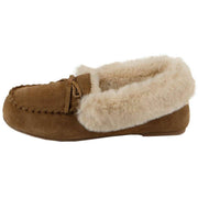 isotoner-genuine-suede-moccasin-slippers---tan-34523454