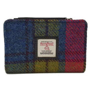 maccessori-harris-tweed-medium-zip-purse---pinkblue-34631650