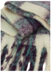 Powder Flora Cozy Scarf - Damson Mix Purple