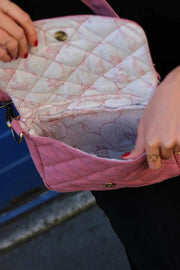 Hindbag Margault Quiltet skuldertaske - Blush Pink
