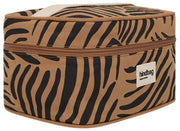 Bagtaske Gaspard Vanity Bag - Zebra Cinnamon Brown