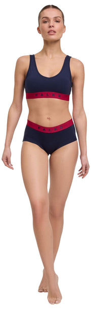 Falke Daily Comfort Print 2-Pack Hipster Brief - Sort/Rød