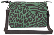 Roka Carnaby XL Genbrugt Canvas Crossbody-taske - Blandet Artiskokgrøn