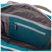 Roka Gatwick lille genbrugslærred Duffeltaske - Deep Teal Blue