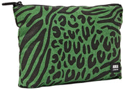 Roka Maida Vale Medium Cotton Canvas Pouch - Artiskokgrøn