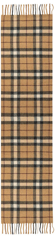 Dents Plaid Ternet kvast tørklæde - Beige