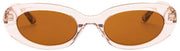 MessyWeekend Lola Blue Light Sun Læsebriller - Brun/Paloma Beige