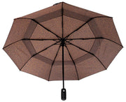 Roka Waterloo Genbrugt Nylon Paraply - Mini Leopard Brun