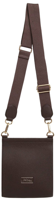 Alice Wheeler London Bloomsbury Crossbody-taske - Chokoladebrun