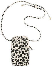 Hindbag Bill telefontaske - Leopard Off White
