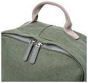 Roka Hampton Lille bomuldslærredsrygsæk - Willow Green