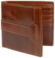Dents Itchen Bifold Pung - Cognac Brun