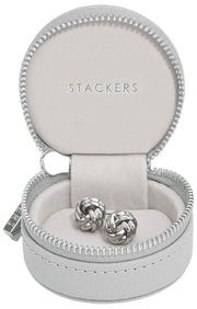 Stackers Oyster Travel smykkeskrin - Pebble Grey