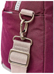 Roka Gatwick Small Genbrugt Canvas Duffeltaske - Cherry Lacquer Red