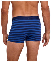 Falke Daily Comfort Striped Boxer Brief - Kongeblå