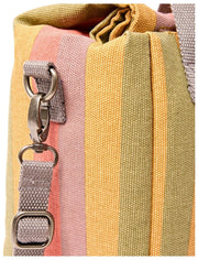 Roka Hampstead Madpakke i bomuldslærred - Faded Multi Stripe