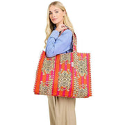 elie-beaumont-serendipity-cotton-quilted-tote-bag---tibetan-tiger-pinkorange-33884623