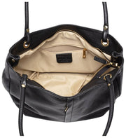 Elie Beaumont Curved Soft Tote Bag - Sort