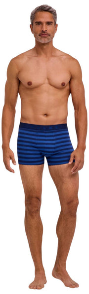 Falke Daily Comfort Striped Boxer Brief - Kongeblå