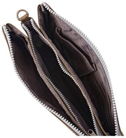 Roka Carnaby XL Genbrugt Canvas Crossbody-taske - Sea Spray Brown