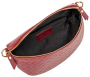 Elie Beaumont Woven Sling Bag - Okseblodsrød