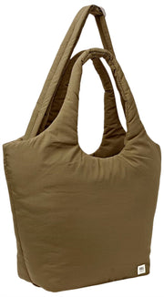 Roka Oxford Medium Taslon Skuldertaske - Mossbrun