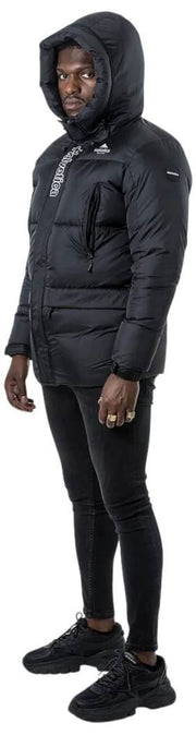 Helvetica Mountain Pioneers Capri 3 hættejakke parka - sort