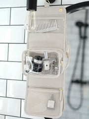 Stackers Small Hanging Wash Bag - Havregryn Creme