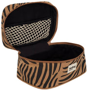 Bagtaske Gaspard Vanity Bag - Zebra Cinnamon Brown
