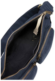 Hindbag Emile Multi Pocket Skuldertaske - Marineblå