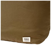 Roka Oxford Medium Taslon Skuldertaske - Mossbrun