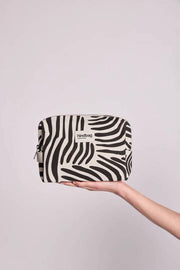 Hindbag Leon Toilettaske - Ecru Zebra