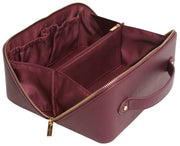 Alice Wheeler London Luxury Train Case - Berry Red