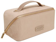Alice Wheeler London Kensington Ruskind Train Case - Mink Cream