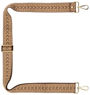 Elie Beaumont Taske Strap - Chokolade Pastel Weave Brown