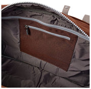 Roka Gatwick Medium Recycled Canvas Duffle Bag - Chokoladebrun