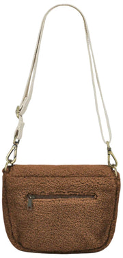 Hindbag Margault Teddy Skuldertaske - Brun