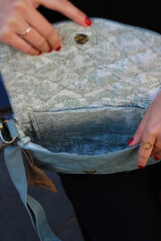 Hindbag Margault Quiltet skuldertaske - Sage Green