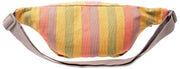 Roka Mill Hill Small Bomuld Canvas Bum Bag - Faded Multi Stripe