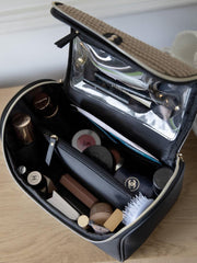Stackers Large Cosmetic Case - Sort Raffia