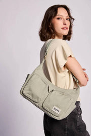 Hindbag Emile Multi Pocket Skuldertaske - Clay Green