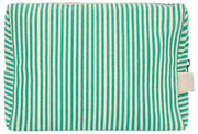Hindbag Leon Toilettaske - Green Stripes