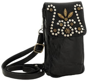 Campomaggi Siena Stud Telefon Holder Taske - Sort