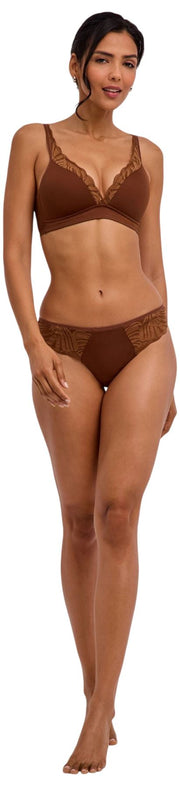 Falke Delicate Touch High Apex BH - Deer Brown